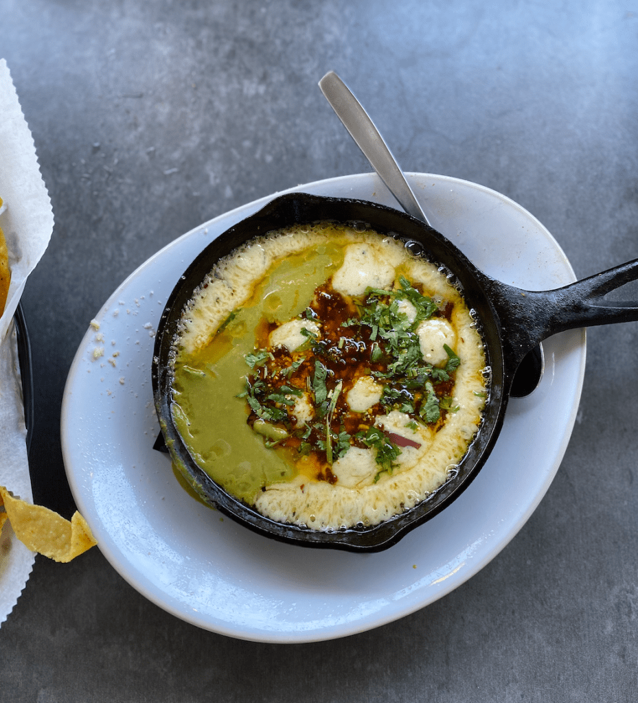 Queso from Noche Mexican BBQ