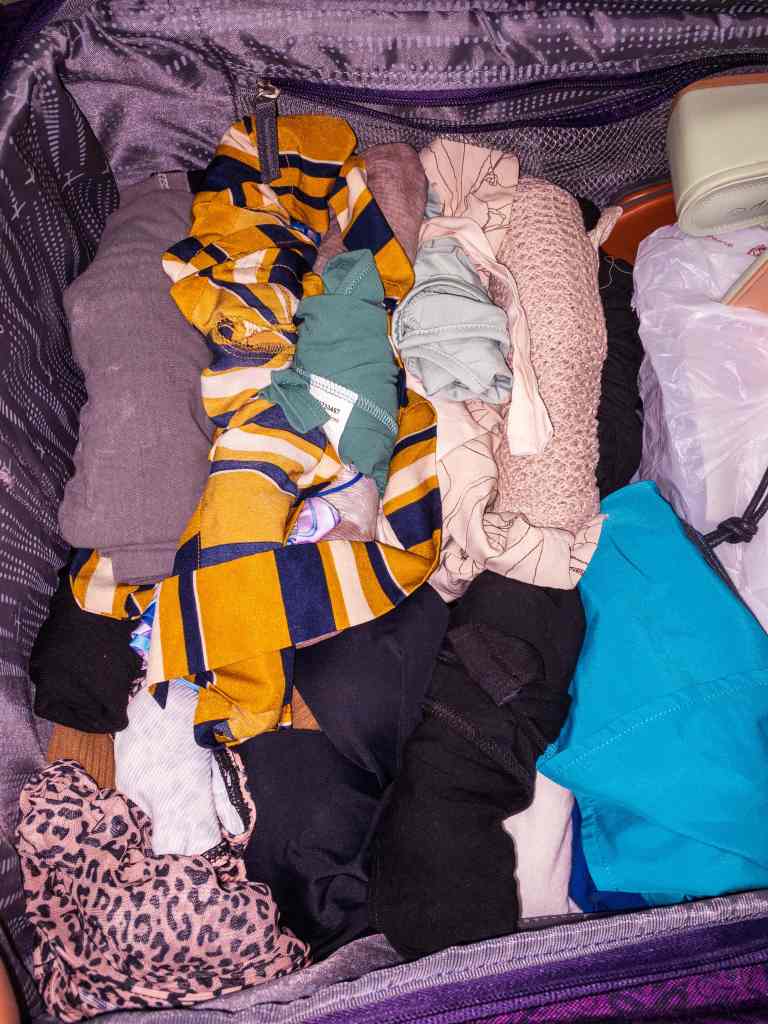 how to pack shirts for travel