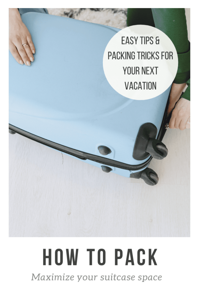 how to pack for vacation